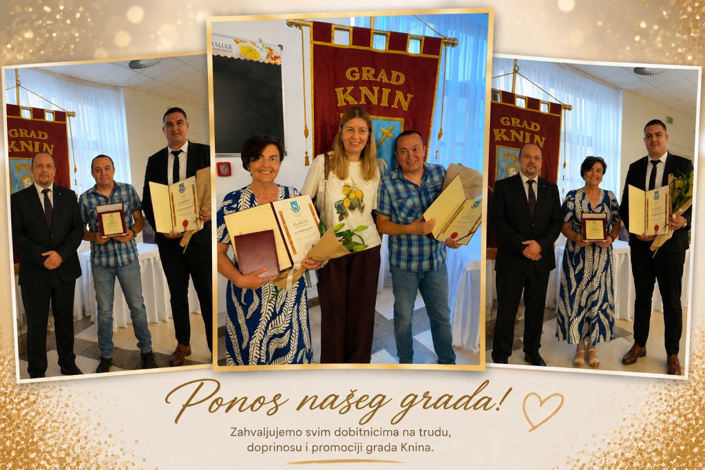 Priznanja Grada Knina dobrovoljnim darivateljima krvi (12.06.2026.)