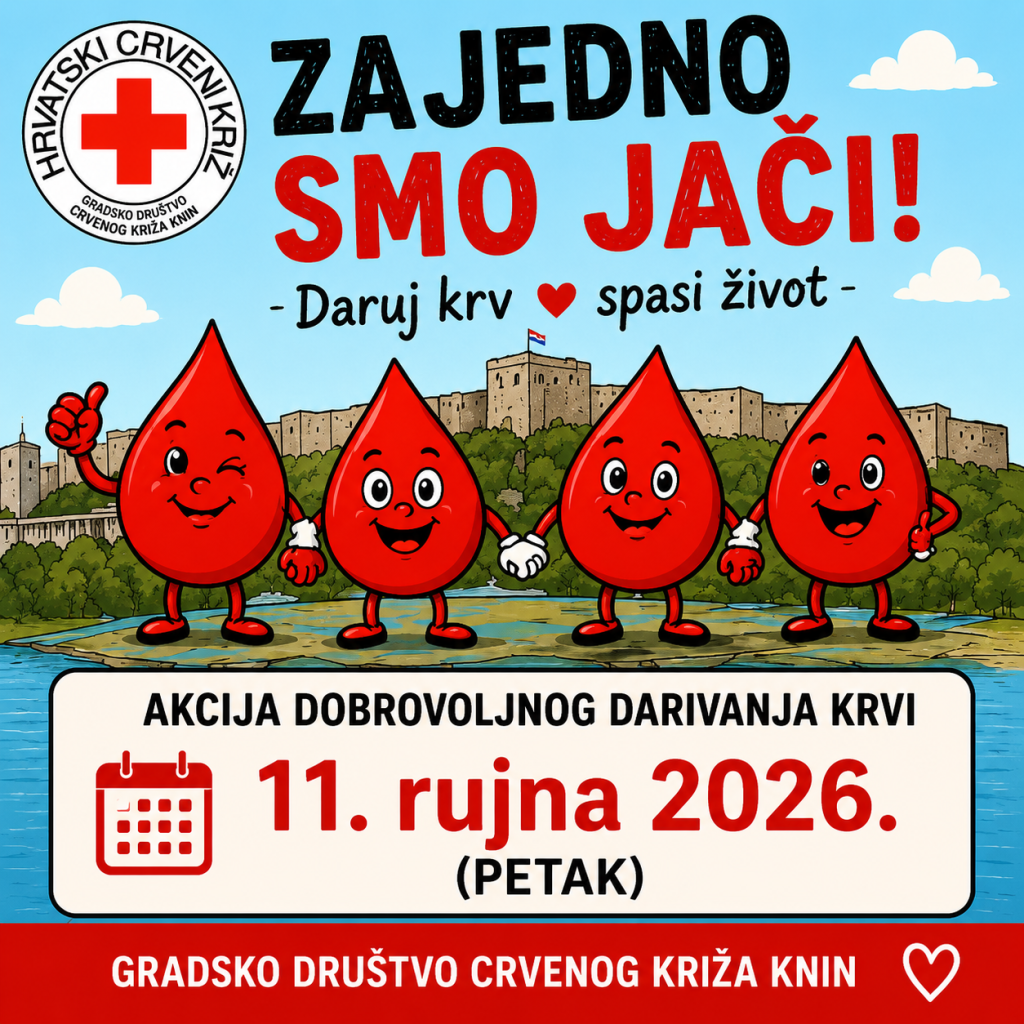 🩸POZIV NA AKCIJU DOBROVOLJNOG DARIVANJA KRVI 11.08.2026.🩸