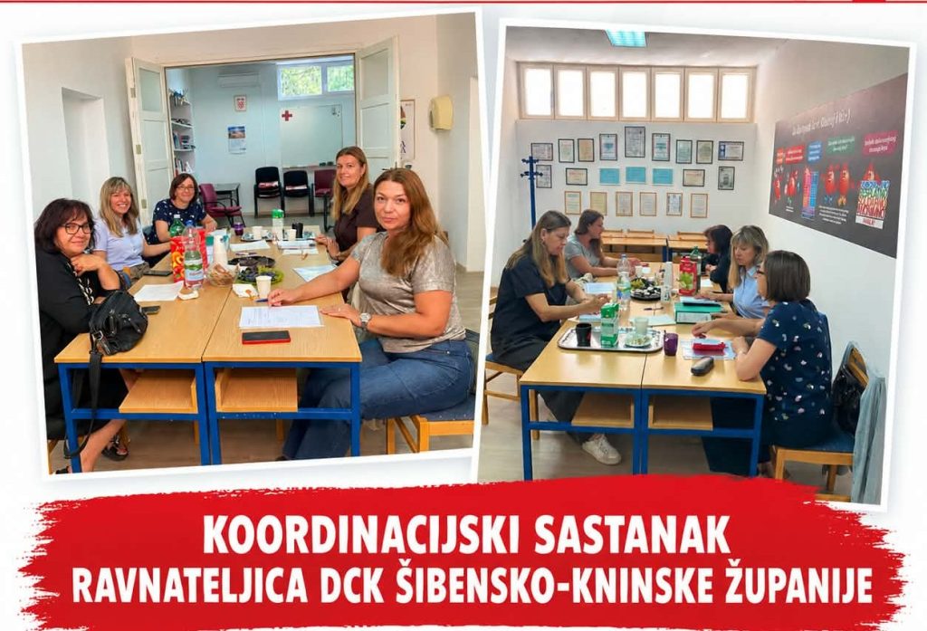 Održan koordinacijski sastanak ravnateljica DCK Šibensko-kninske županije (22.09.2026.)
